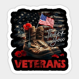 Veterans Dad Grandpa Sticker